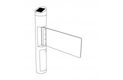China DC24V Brushless Motorized Swing Barrier Turnstile for Pedestrian Access Control supplier