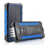 Fast Charging Wireless Solar Power Battery Bank 30000mAh High Capacity for sale