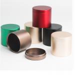 Screw Top Colorful Food Grade Tin Can Packaging Coffee Aluminium Box for sale
