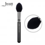 Copper Ferrule 1pc Tapered Face Brush Synthetic Black Fibre Hair for sale