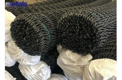 China Galvanized Chain Link Mesh Fence With PVC Coated For Residential And Commercial supplier