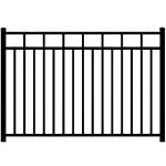 1.2mm-2.5mm 4 Foot Wrought Iron Fence For Home And Garden for sale