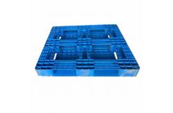 China Polypropylene Solid Top Plastic Pallets Euro 120*100cm Recycled Plastic Pallet Half Flat supplier