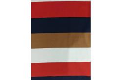 China Smooth And Environmental Friendly Good Quality Striped Knit Fabric For T-Shirt supplier