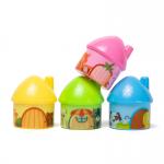 House Hut Double Hole Cartoon Pencil Sharpener Child Safe for sale