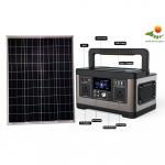 120W LiFePO4 Portable Solar Generators 1000 Life Cycle Solar Home Lighting System for sale