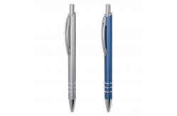 China Business Office Smooth Aluminum Press Ballpoint Pen With Customize Logo supplier