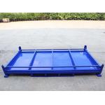 50mm Wheel Width Folding Portable Stacking Racks Caster Wheels Post Height 2000mm for sale