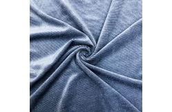 China 240gsm Sparkling Plush Spandex Velvet Velour Fabric Stripe Jacquard Bronzing supplier