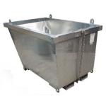 Low Profile Forklift Dumpster Hopper 4000LBS Self Tipping Dumpster