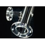 Solar Reactor Fused Quartz Glass Tube Heat Resistant With Flange for sale