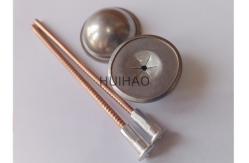 China Copper Coated / Galvanized Steel Bimetallic Weld Pins With Self Locking Washer supplier