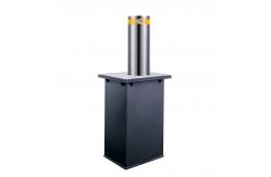 China Traffic Control Bollards Thickness 6mm 5s Remote Control Parking Bollards 110KG supplier