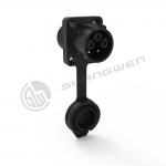 IP67 Waterproof Male Female Power Connector Precision PBT Material