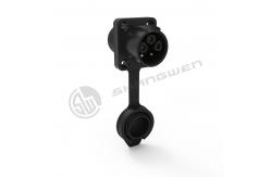 China IP67 Waterproof Male Female Power Connector Precision PBT Material supplier