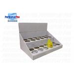 Cardboard Retail Shipper Display 1 Tier With Round Hole Divider for sale