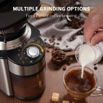 High Capacity Professional Conical Burr Coffee Grinder ABS With 19 Precise Grind Setting