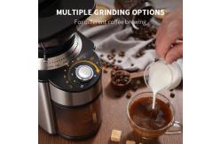 China High Capacity Professional Conical Burr Coffee Grinder ABS With 19 Precise Grind Setting supplier