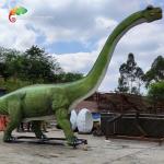 Coin Operated Simulation Life Size Animatronic Dinosaurs 12m Brachiosaurus Models