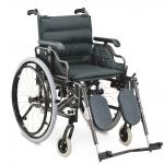 Adjustable Folding Aluminum Manual Wheelchair For Elderly People Greatness for sale