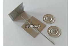 China 50mm Galvanized Self Stick Insulation Pins With Aluminum Pins supplier