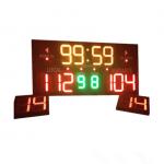 Customized Design LED Basketball Scoreboard Single Sided 3.6 ' X 3.9 ' X 4'' for sale