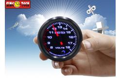 China SINCO TECH Automotive Digital Voltmeter Gauge 8 - 18v Display Circle Shape supplier