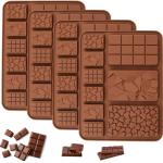 Silicone Chocolate Break-Apart Molds Silicone Protein and Energy Bar Molds for sale