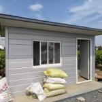 Storage Area Prefabricated Folding Container House Warehouse Easy Relocation Quick Assembly for sale