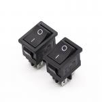 2 Gear 4 Pin VDE Rocker Boat Switch 21x15mm Panel On Off T85 for sale