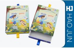 China Handmade Cardboard Gift Boxes Coating Paper For Children Study Books supplier