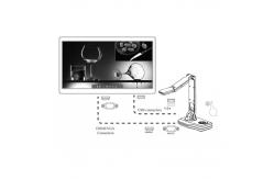 China 1080P Visualizer Document Camera 8.0MP 11LED With Softbox supplier