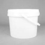Recyclable Plastic Food Bucket 6L With Lid And Portable for sale