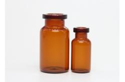 China 1-30ml Amber / Brown Pharmacy Little Liquid Tubular Glass Bottle Vial supplier