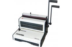 China Double Wire 4X4mm Electric Coil Binding Machine , NanBo Spiral Coil Binding Machine supplier