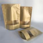 Custom Accepted Stand up Kraft Paper Bags with Window