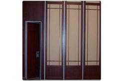 China Curtain Promotional Sliding folding Movable Partition Walls For Conference Room supplier