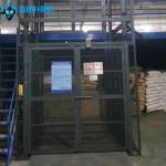 6m High 500kg-20000kg Grey Industrial Indoor Goods Lift Hydraulic Cargo Elevator for sale