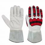 A5 Goatskin Shell Cut Resistant Work Gloves Full Anti Cut Liner With Impact Protection for sale