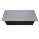 Zinc Alloy Pop Up Worktop Socket , Worktop Electrical Sockets Custom Connect Ports for sale