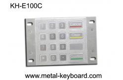 China 16 Keys Vandal Resistant Public Info-Kiosk Keypad , Metal Entry Keypad supplier