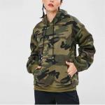 Camouflage Camo Sports Mens Oversized Pullover Hoodie Custom Anti - Wrinkle for sale