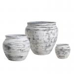 Durable Fiber Cement Flower Planters with Drainage