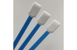 China Polyester Swabs Material Polypropylene Flat Rectangle Head 5 Inch Surface Clean supplier