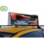 5mm Pitch Size Outdoor Car LED Sign Display with 96*32 Cm Display Area for sale