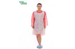 China Medical Protective PE Disposable Apron Without Sleeves For Food Processing supplier