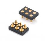 2.54mm Pitch Female 6 Pin PCB Connector Spring Loaded Pogo Pin Connector Smt Type for sale