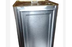 China 22L Large Square Tin Can CMYK Chemical Oil Pail Bucket supplier
