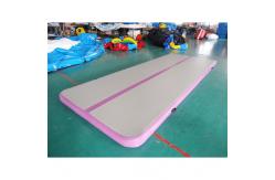 China Rectangle Shape Gym Sport  Inflatable Tumble Track In 20cm For Cheerleading supplier