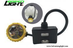 China 15000lux Rechargeable Led Headlight 13-15 Hours Warking Time 6.8Ah Panasonic Battery supplier
